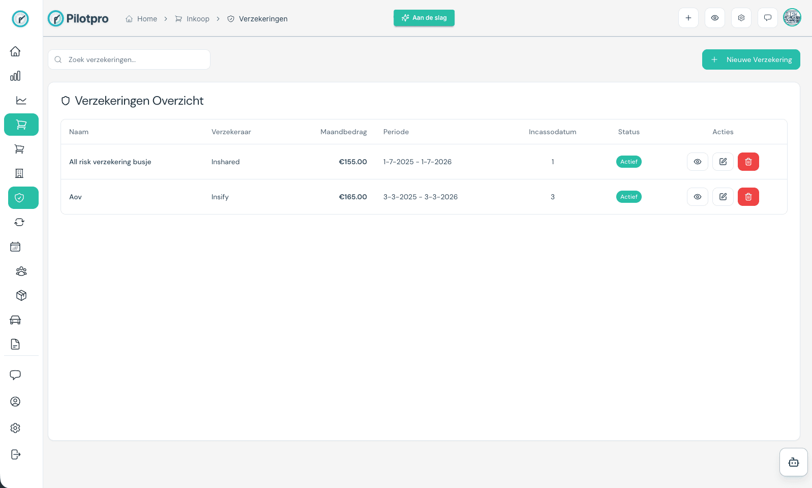 icon related to Verzekeringen & Abonnementen